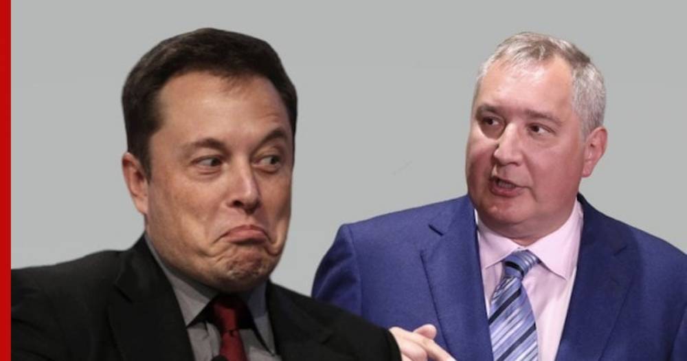 Илон Маск - Дмитрий Рогозин - Джеймс Брайденстайн - Маск припомнил Рогозину его слова о доставке астронавтов к МКС на батуте - profile.ru - Россия - США