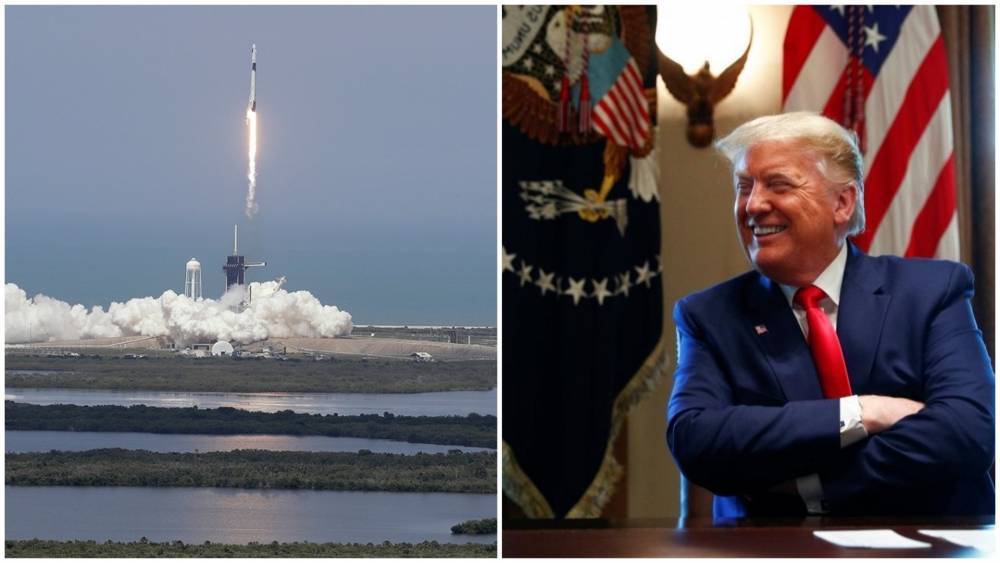 Дональд Трамп - Запуск корабля SpaceX: Трамп рад концу зависимости от России, а Россия смогла поздравить США - 24tv.ua - Россия - США - шт.Флорида
