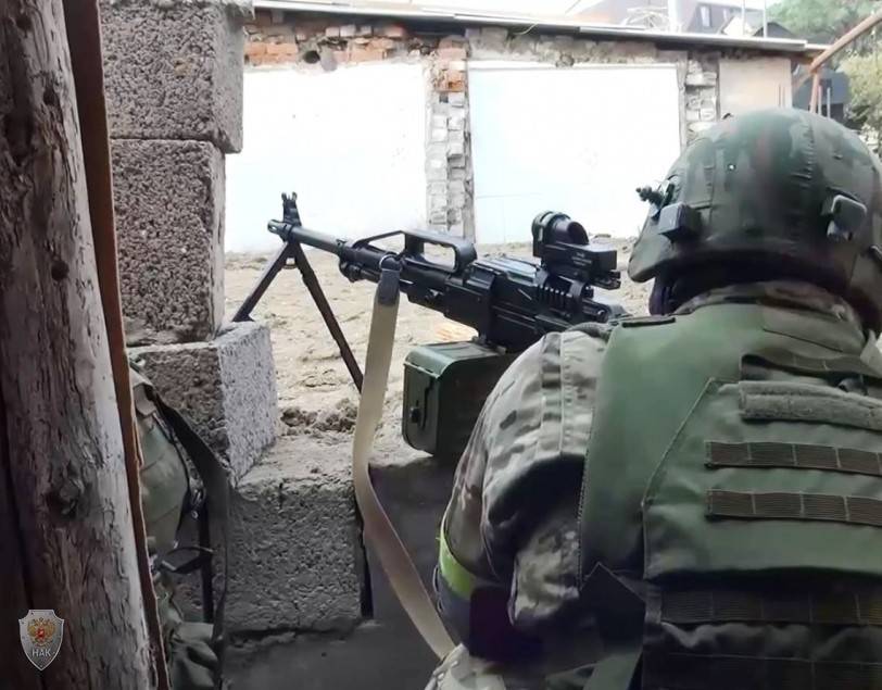 Кадры боя спецназа ФСБ с бандитами в Ингушетии - tvc.ru - респ. Ингушетия - Сунжа