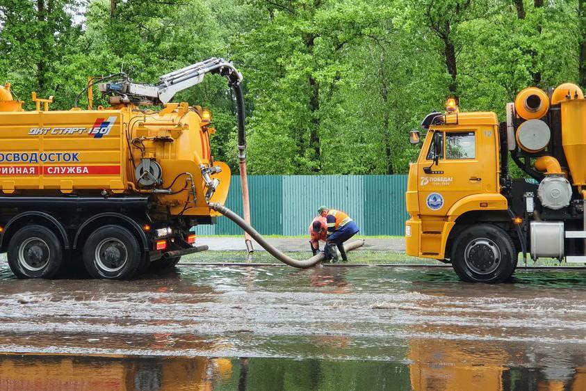 В пяти городах Подмосковья устраняют последствия подтопления - vm.ru - Фоминск - Московская обл. - городское поселение Красногорск