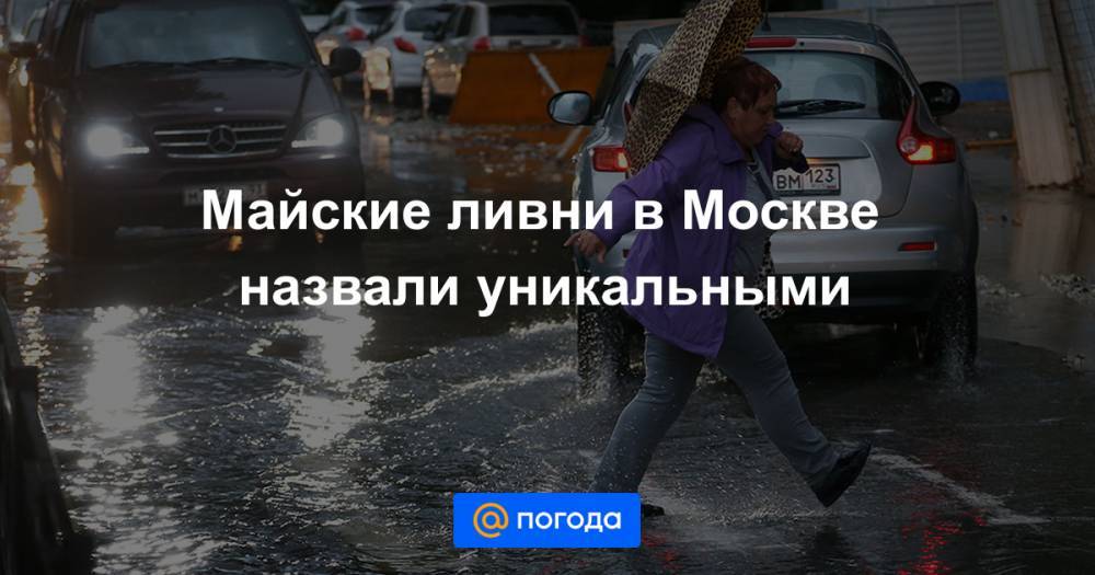 Роман Вильфанд - Анна Лысенко - Майские ливни в Москве назвали уникальными - news.mail.ru - Москва - Россия - Украина