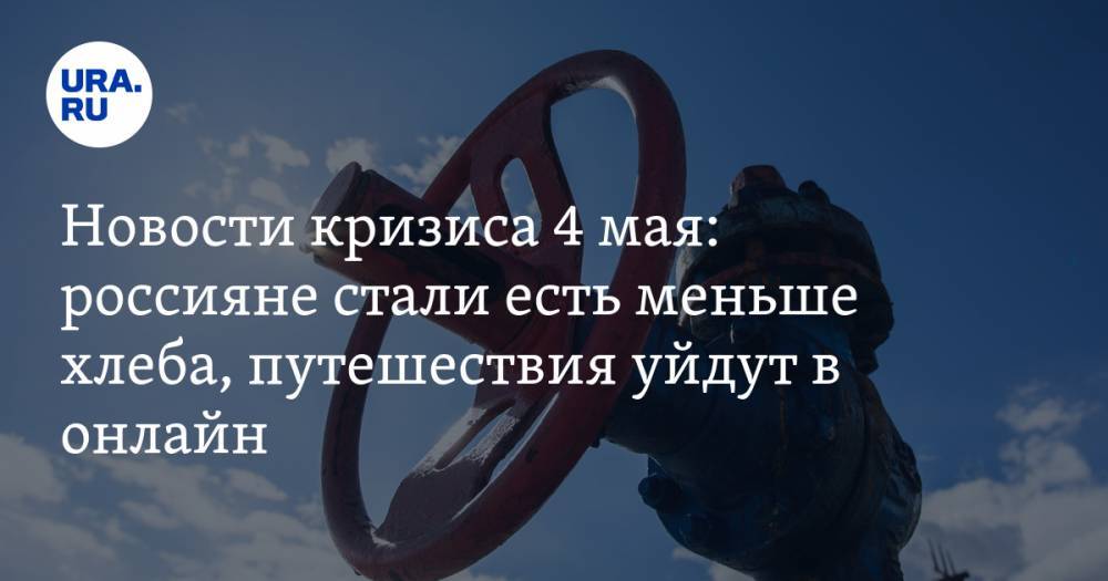 Новости кризиса 4 мая: россияне стали есть меньше хлеба, путешествия уйдут в онлайн - ura.news - Россия