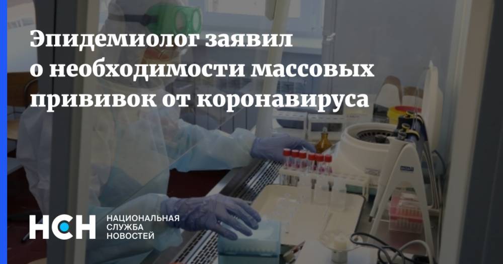 Николай Брико - Александр Гинцбург - Эпидемиолог заявил о необходимости массовых прививок от коронавируса - nsn.fm - Россия