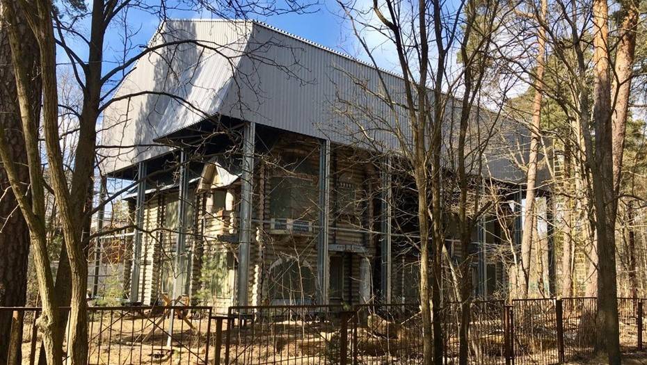 "Дом-сказку" в Сестрорецке накрыли защитной крышей - dp.ru