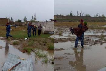 Сотрудники Национальной гвардии спасли из-под завалов обрушившегося дома двоих детей и женщину - podrobno.uz - Узбекистан - Ташкент