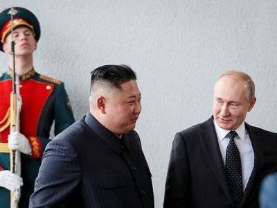 Владимир Путин - Ким Ченын - Владимир Путин наградил Ким Чен Ына юбилейной медалью «75 лет Победы в Великой Отечественной войне» - news.am - Россия - КНДР