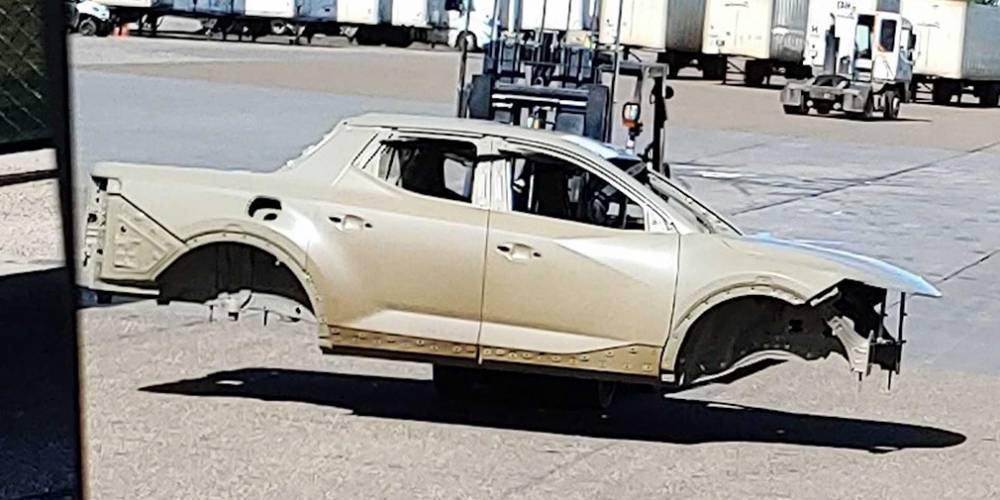 Фотошпионам удалось заснять кузов первого пикапа Hyundai - autonews.ru