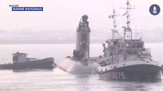 Французы показали испытания атомной подлодки нового поколения - piter.tv - Франция