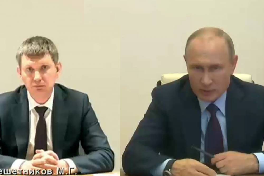 Владимир Путин - Максим Решетников - Путин отчитал министра перед всеми: тот приуныл - mk.ru - Россия
