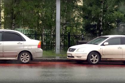 В российском городе после дождя появились красные реки - lenta.ru - Россия - Новосибирск