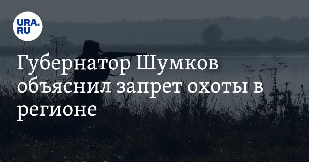 Вадим Шумков - Губернатор Шумков объяснил запрет охоты в регионе. «Курганская область — не Сафари» - ura.news - Курганская обл.