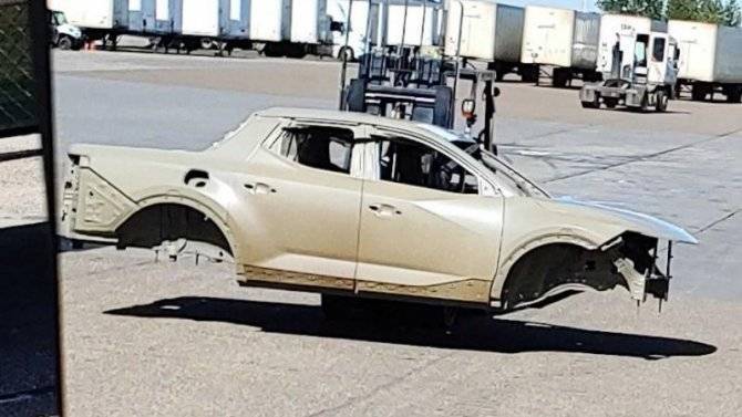 Сфотографирован кузов пикапа Hyundai Santa Cruz - usedcars.ru