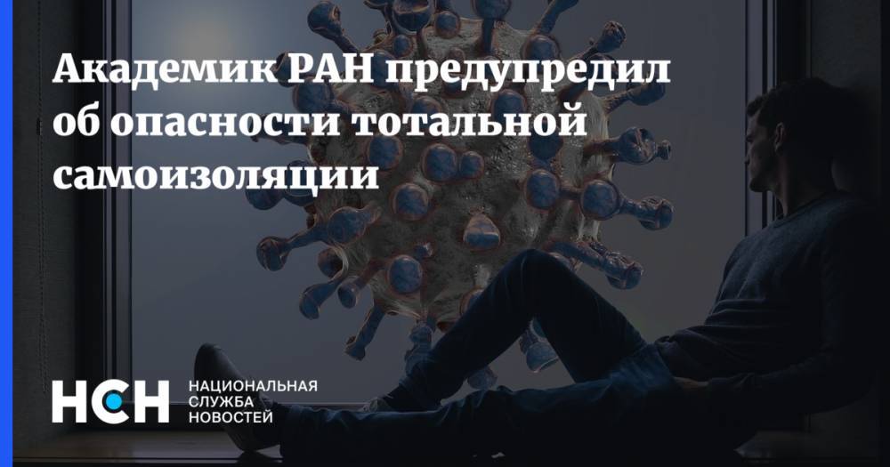 Виталий Зверев - Академик РАН предупредил об опасности тотальной самоизоляции - nsn.fm - Россия