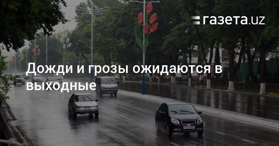 Дожди и грозы ожидаются в выходные - gazeta.uz - Узбекистан - Туркмения