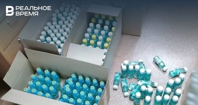 В Казани нашли более 300 литров нелицензированного антисептика - realnoevremya.ru - Казань