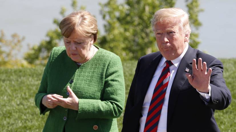 Дональд Трамп - Ангела Меркель - Эммануэль Макрон - Дир Джадд - Трамп провёл переговоры с Меркель - russian.rt.com - США - Германия - Франция