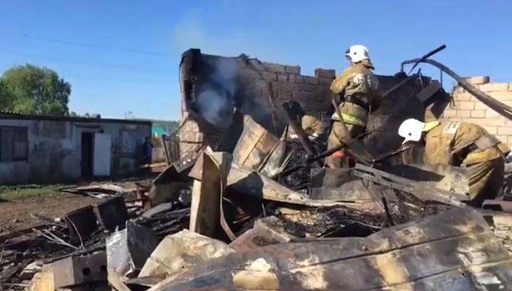Опубликовано видео с места губительного пожара в Башкирии - vesti.ru - Москва - Башкирия