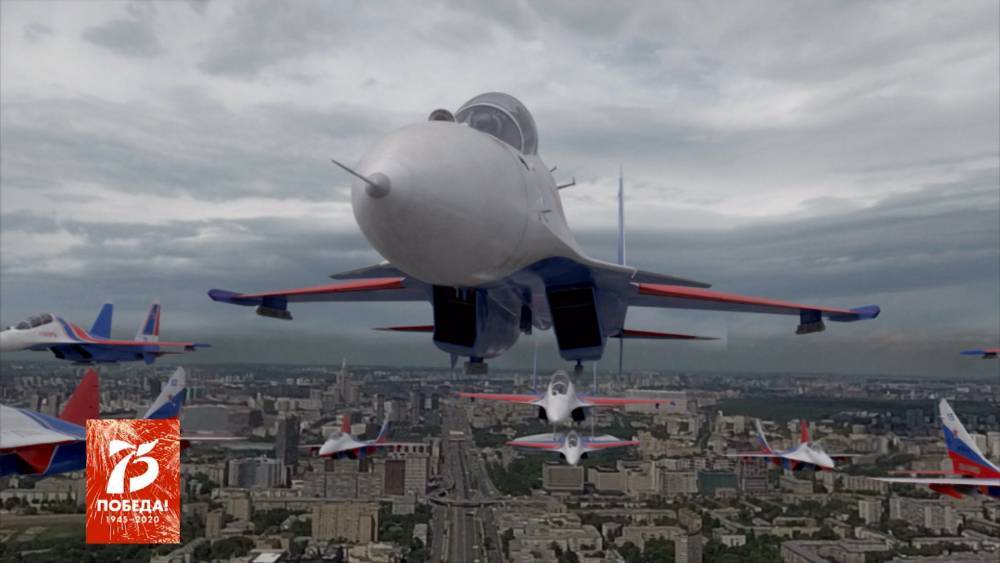 "Стрижи" и "Терминаторы": как прошла воздушная часть Парада Победы - tvc.ru - Москва - Россия