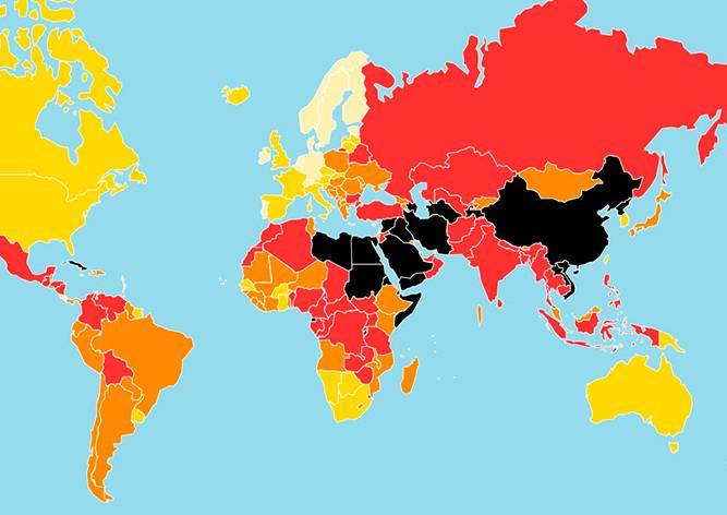Чехия заняла 40-е место в рейтинге свободы СМИ - vinegret.cz - Чехия