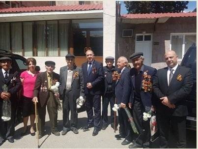 GeoProMining поздравила Ветеранов ВОВ с майскими праздниками - news.am - Армения - Сюникская обл.