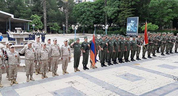 Армянские военные в Сирии почтили память героев Великой Отечественной войны - eadaily.com - Сирия - Армения