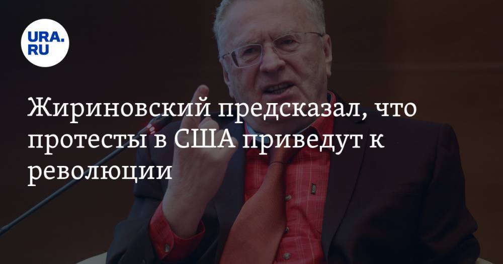 Владимир Жириновский - Джордж Флойд - Жириновский предсказал, что протесты в США приведут к революции - ura.news - Россия - США