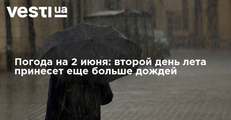 Наталья Диденко - Погода на 2 июня: второй день лета принесет еще больше дождей - vesti.ua - Украина - Киев