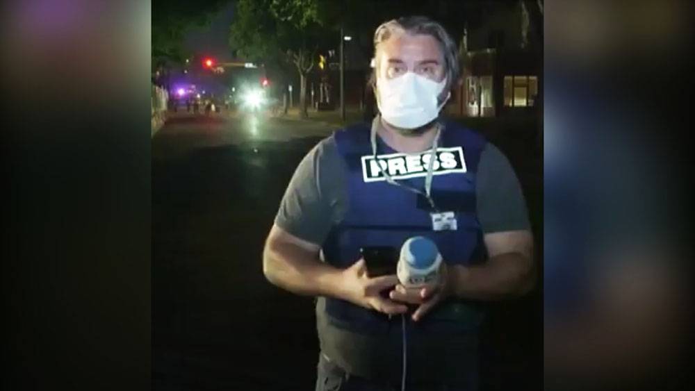 Джордж Флойд - Полиция в Миннеаполисе обстреляла журналистов из Германии - tvc.ru - Германия - шт. Миннесота