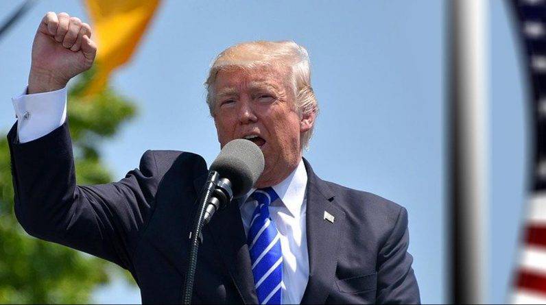 Дональд Трамп - Дональд Трамп театрально отказался от рукопожатия, чтобы избежать оплошности в период пандемии - usa.one - США