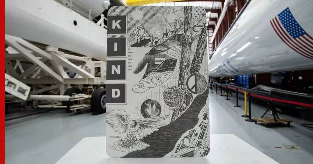 Илон Маск - Crew Dragon доставил на МКС работы художника Итона - profile.ru - США