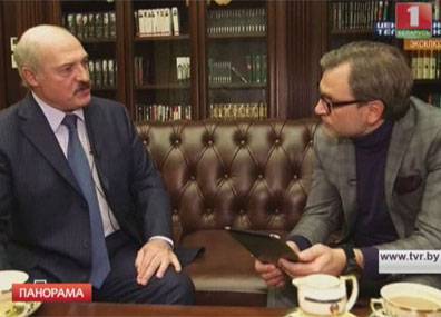 Александр Лукашенко - Александр Лукашенко дал эксклюзивное интервью Вадиму Такменеву - tvr.by - Россия - Украина - Германия - Франция