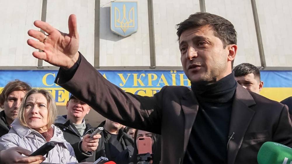 Владимир Зеленский - Зеленский вспомнил про обещанный референдум о народовластии - anna-news.info - Украина