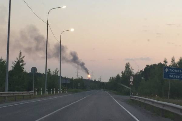 Тюменцев напугал столб дыма и огня - nakanune.ru