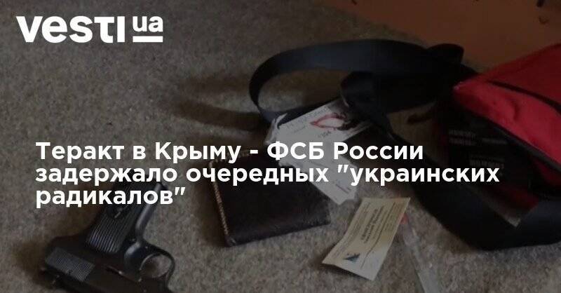 Теракт в Крыму - ФСБ России задержало очередных "украинских радикалов" - vesti.ua - Россия - Украина - Крым