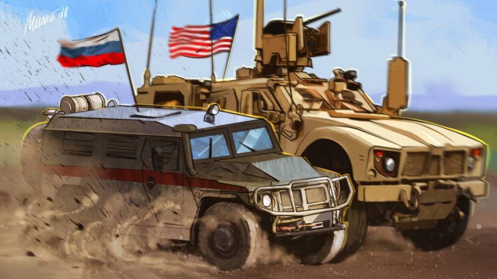 Военные США не сумели помешать российскому патрулю в Сирии из-за заглохшей бронемашины - riafan.ru - США - Сирия - Дамаск