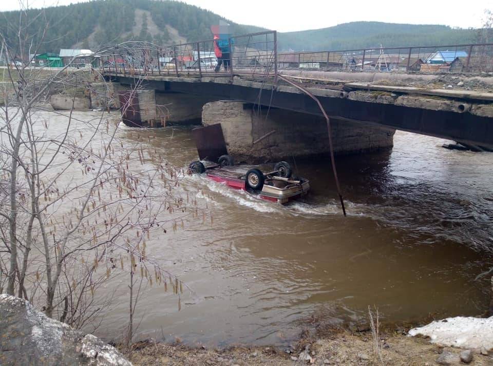Машина с трупом оказалась в реке в Башкирии при неизвестных обстоятельствах - news102.ru - Башкирия - район Белорецкий