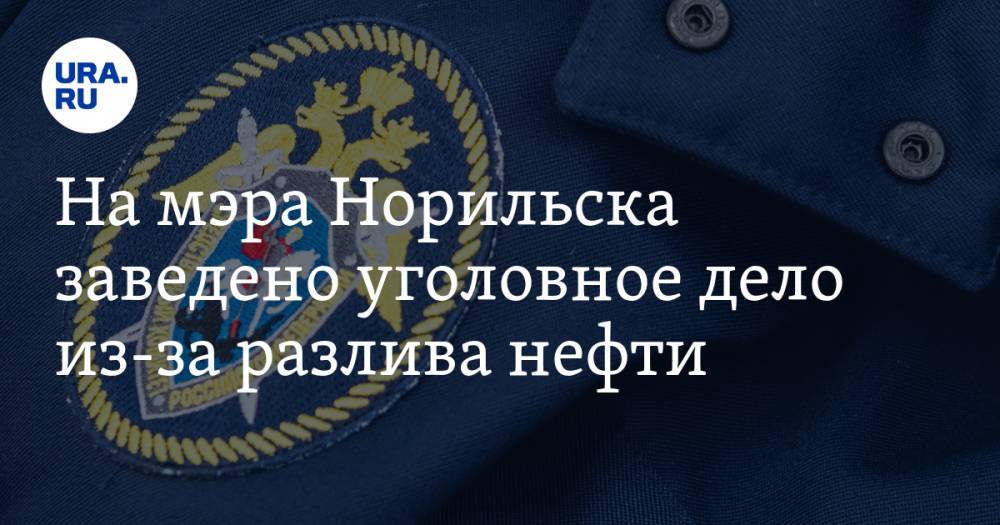 Светлана Петренко - Ринат Ахметчин - На мэра Норильска заведено уголовное дело из-за разлива нефти - ura.news - Россия - Норильск