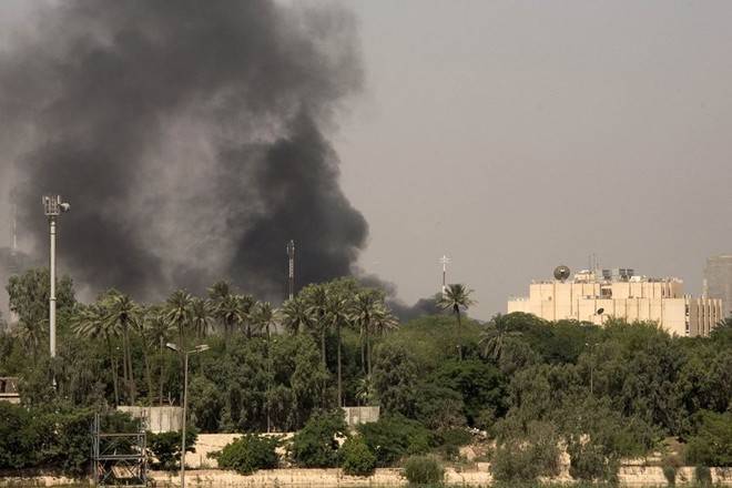 Сразу несколько взрывов прозвучали в Зеленой зоне Багдада - ghall.com.ua - США - Ирак
