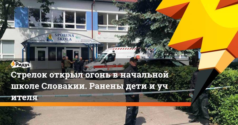 Стрелок открыл огонь вначальной школе Словакии. Ранены дети иучителя - ridus.ru - Словакия