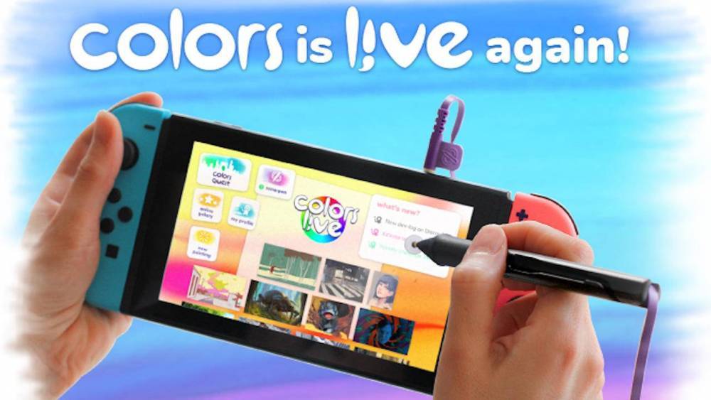 Colors Live делают из Nintendo Switch консоль для рисования - fainaidea.com