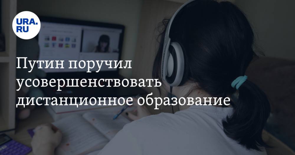 Владимир Путин - Олег Смолин - Путин поручил усовершенствовать дистанционное образование - ura.news - Россия