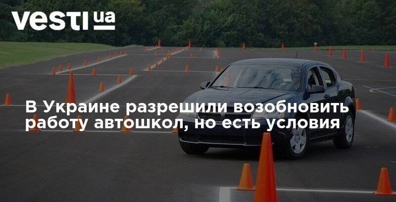 В Украине разрешили возобновить работу автошкол, но есть условия - vesti.ua - Украина