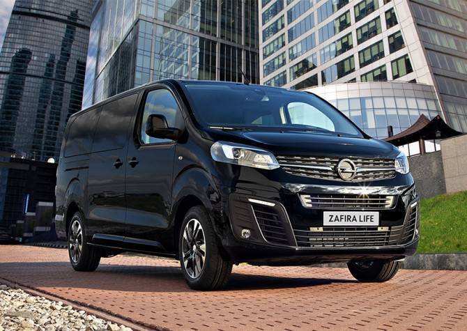 Life - Микроавтобус Opel Zafira Life получил спецверсию в России - autostat.ru - Россия