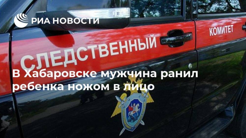 В Хабаровске мужчина ранил ребенка ножом в лицо - ria.ru - Хабаровский край - Еврейская обл. - Хабаровск