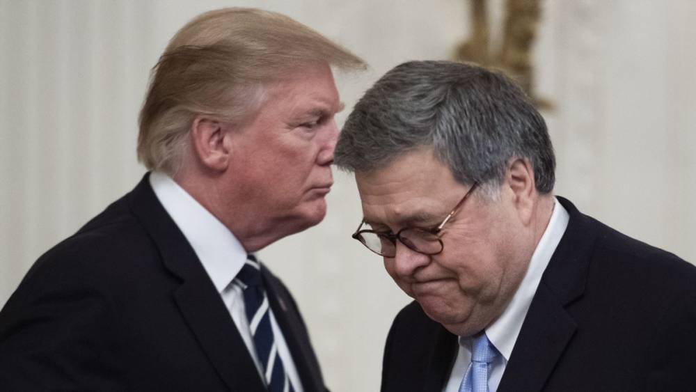 Дональд Трамп - Уильям Барр - Джордж Флойд - Президент Трамп и генпрокурор Барр обсуждают протесты. ВИДЕО - svoboda.org - США - Вашингтон - шт. Миннесота