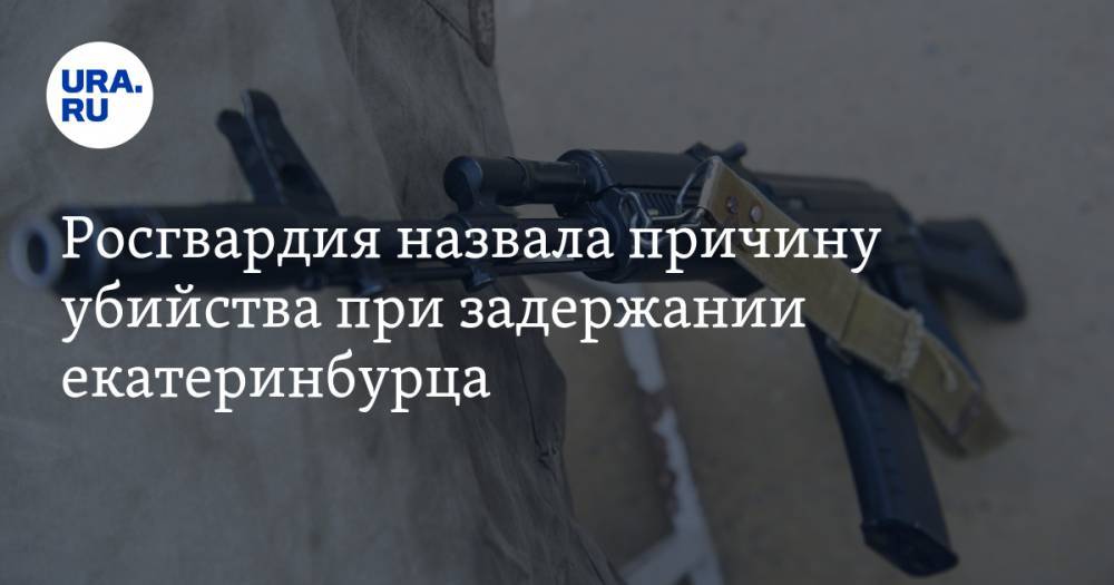 Владимир Таушанков - Росгвардия назвала причину убийства при задержании екатеринбурца - ura.news - Россия - Екатеринбург