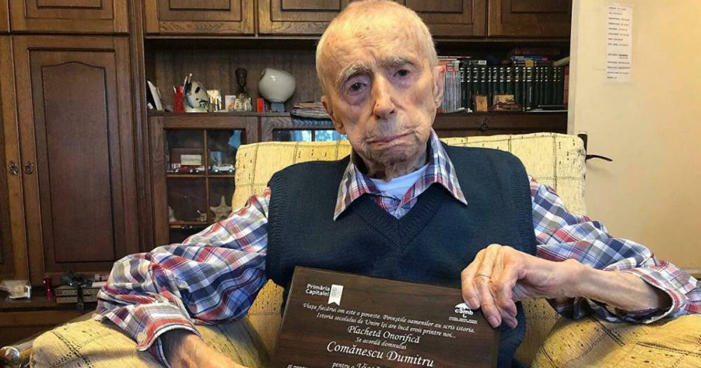 Старейший мужчина планеты рассказал, как ему удалось дожить до 111 лет - readovka.news - Англия - Румыния - г. Бухарест