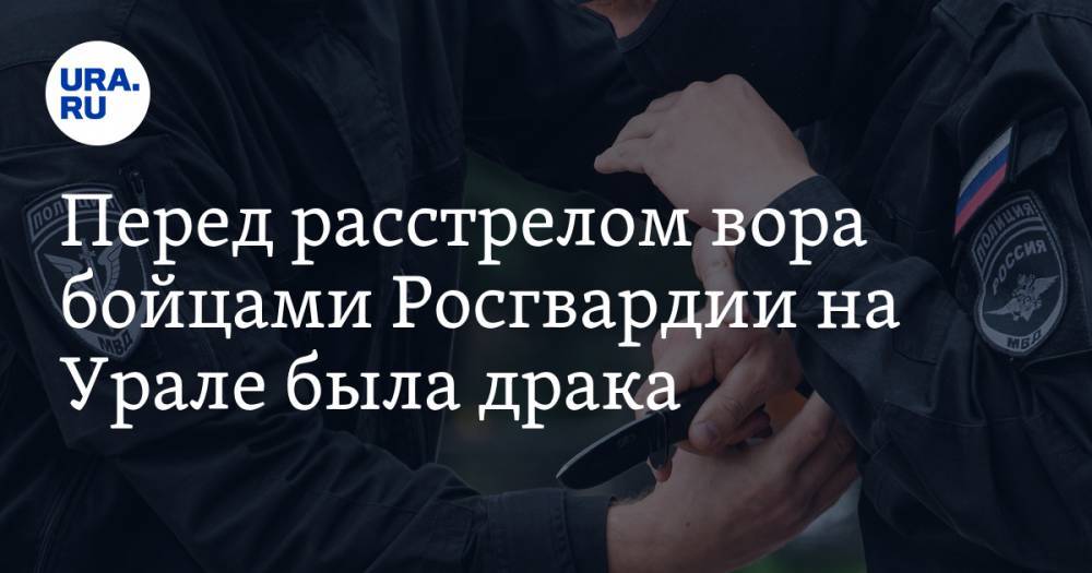 Владимир Таушанков - Перед расстрелом вора бойцами Росгвардии на Урале была драка. «У него в руках был нож» - ura.news