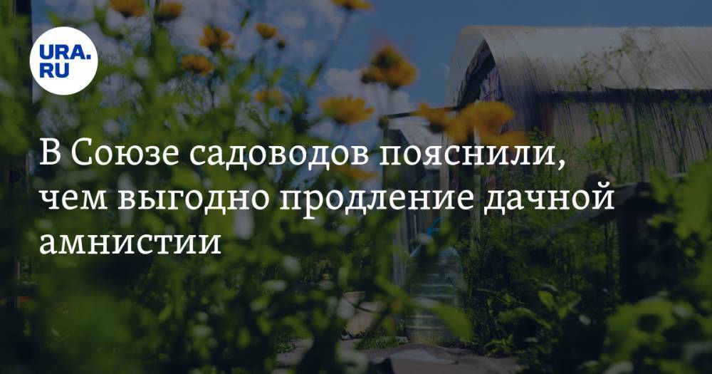 В Союзе садоводов пояснили, чем выгодно продление дачной амнистии - ura.news - Москва - Россия