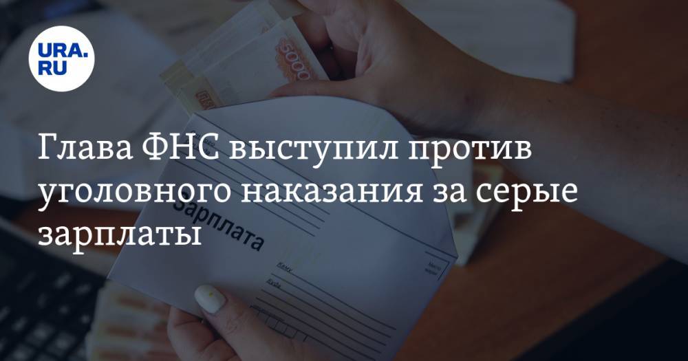 Владимир Познер - Даниил Егоров - Глава ФНС выступил против уголовного наказания за серые зарплаты - ura.news - Россия